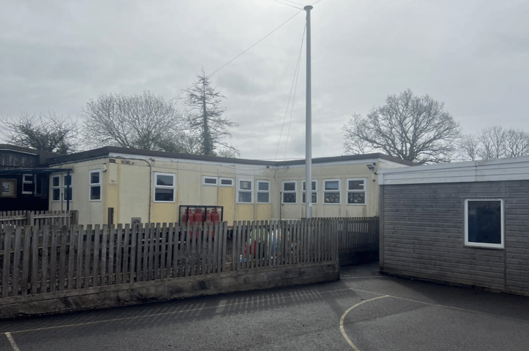 The existing Stawley School with its hall on left. PHOTO: LED Architects.