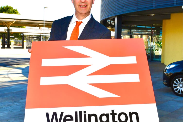 New Wellington MP Gideon Amos has pledged to continue fighting for the town's new railway station to be delivered.