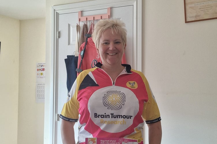 Sarah Back is taking the Brain Tumour Research challengeCycle 274 Miles in August.