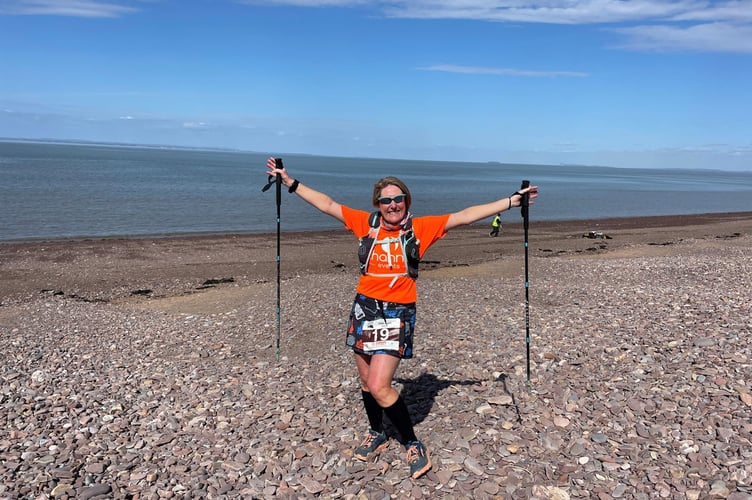 Channel Events runner on the beach (Image: Channel Events)