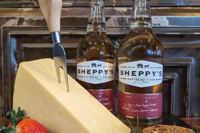 Sheppy’s Cider Farm give a cheese and cider tour at food festival