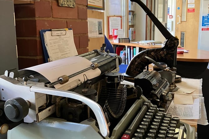 An old typewriter at Wellington Museum (Picture: Wellington Museum)