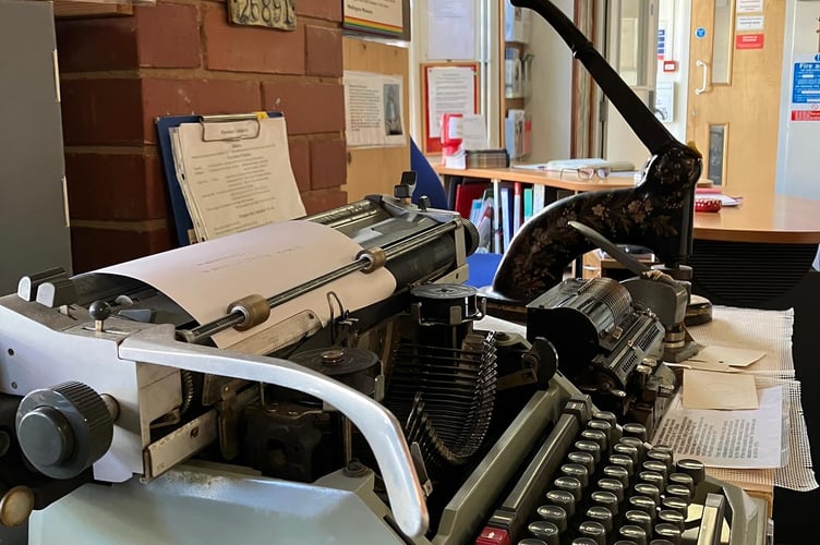 An old typewriter at Wellington Museum (Picture: Wellington Museum)