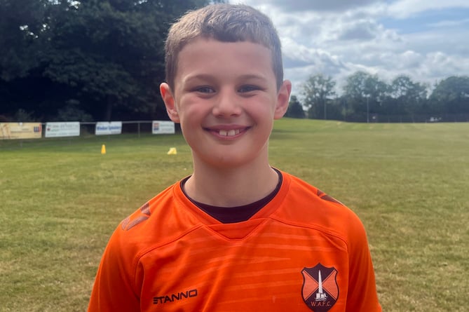 Beat the Keeper U10s and below winner - Logan Thorpe.