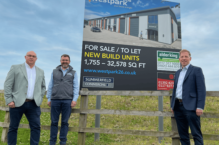 James Holyday, Dave Partridge and Ben Trickey of Summerfield Commercial