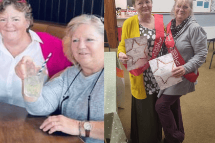 Best friends celebrate "life-changing" weight loss with Slimming World