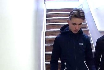 Police have released CCTV footage of a man they would like to speak to after an 18-year-old was struck in the face with a glass