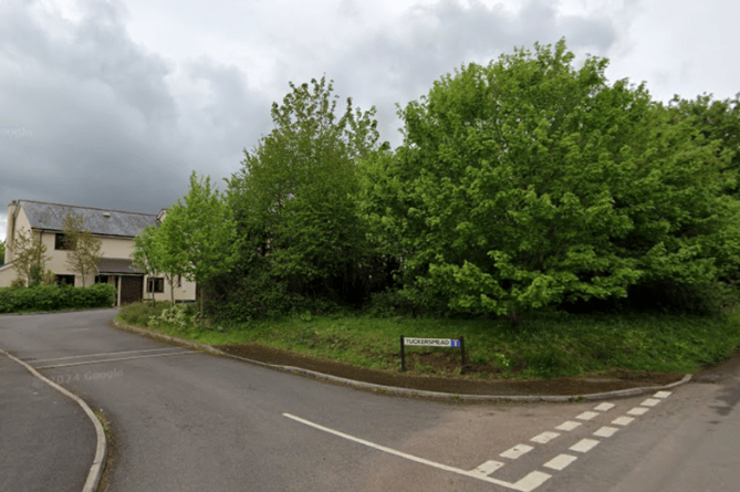 Tuckersmead, Milverton, behind which a developer wants to build 24 new homes.