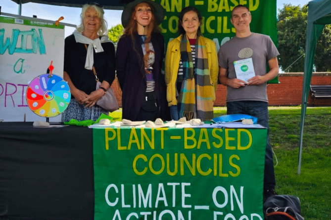 Plant-Based Councils campaigning (Photo: Plant-Based Councils)