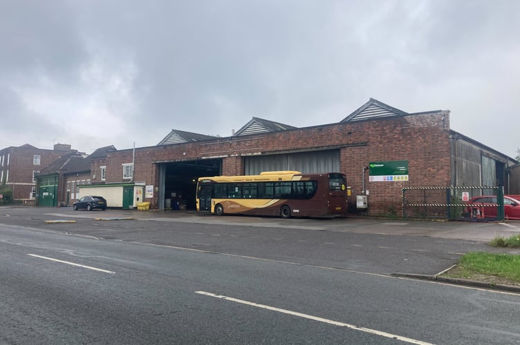 The FirstBus Depot On Hamilton Road In Taunton.