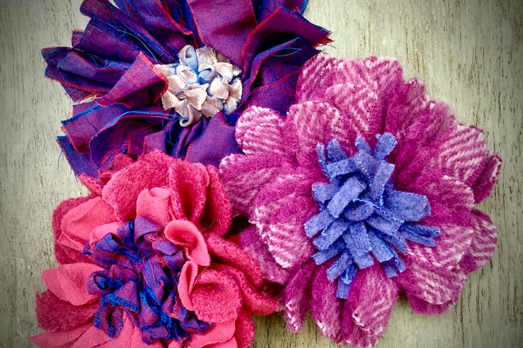 Bodkin Beak is hosting a rag rug flower brooch making workshop on Wednesday, October 9 (Photo: Sally Light)