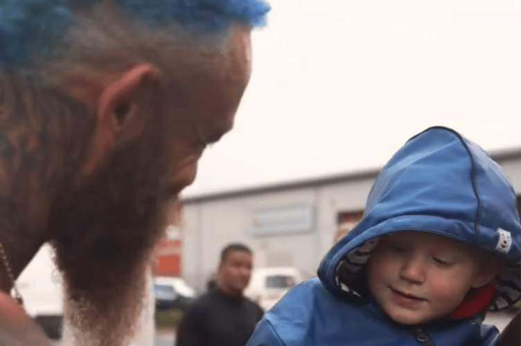 Cancer survivor Ray Carr met Ashley Cain earlier this year (Photo: Bonnie Upham)