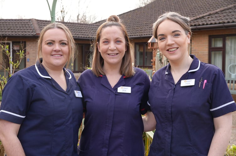 In-Patient Unit Nursing team at St Margaret's Somerset Hospice (Photo: St Margaret's Somerset Hospice)