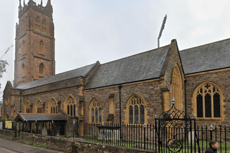 St James' Church, Taunton will be hosting a remembrance spectacular on October, 26 (Photo: Google Maps)