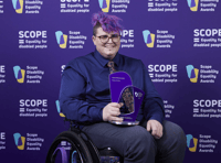 Zahari Brimacombe named Purple Pioneer by leading disability charity