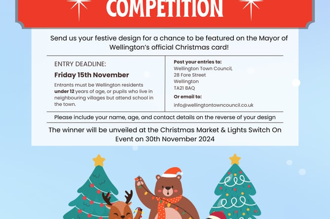 Council is inviting local children to enter a competition to create the Mayor of Wellington's official Christmas card. 