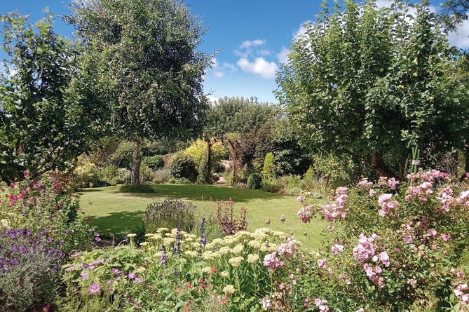 Pembroke Gardens at Blagdon Hill, in the Backdown Hills near Wellington, was among more than 60 gardens open to the public in support of St Margaret's Hospice. PHOTO: Hayley Milne.