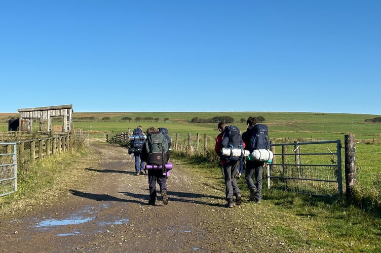 Court Fields students completing their Bronze DofE