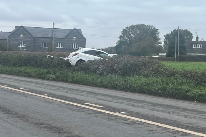 A man has been arrested in connection with the collision