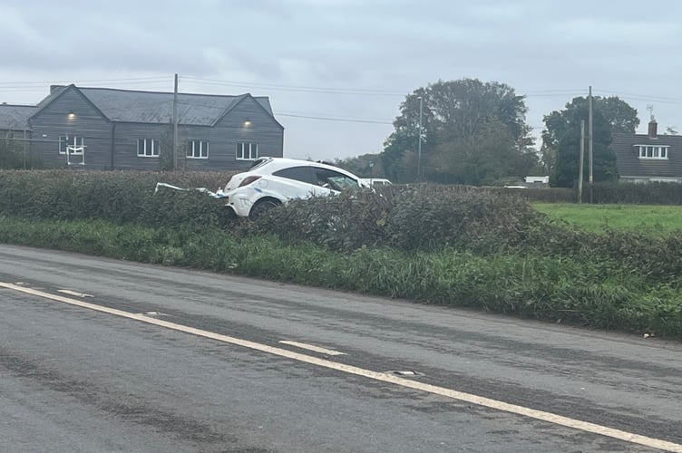 A man has been arrested in connection with the collision