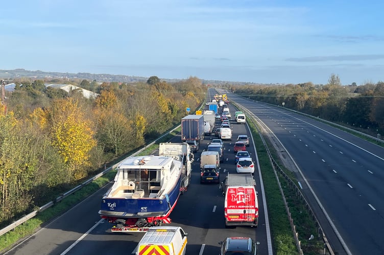 M5 queues following death of Tamzin Hall