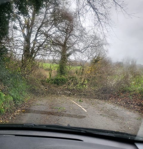 Milverton to Wellington road near Chipley Cross