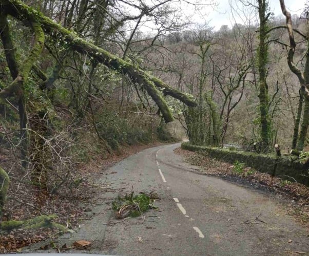 Bridgetown to Dulverton on the A396 (Photo: Somerset Council)