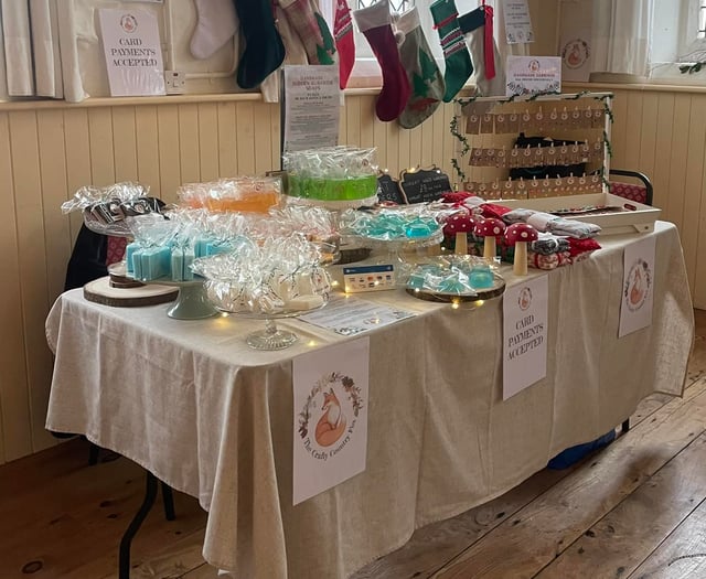 Pop-up Christmas market at The Globe Inn, Appley