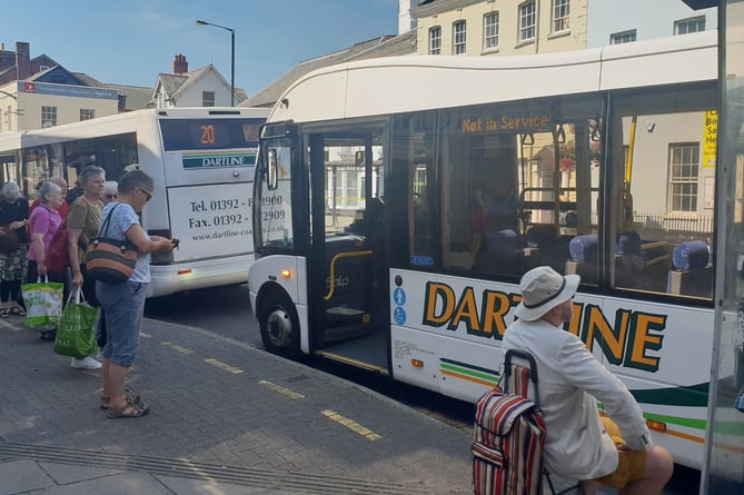 The Dartline bus service from Wellington via Hemyock to Seaton is being taken over by Stagecoach.