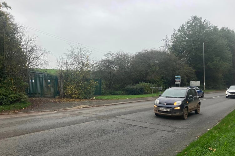 Planned site of the Staplegrove West access road on the A358 Staplegrove Road in Taunton - Daniel Mumby - 091124.jpg