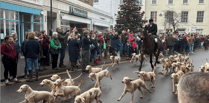 Crowds turn out for Boxing Day hunt meet