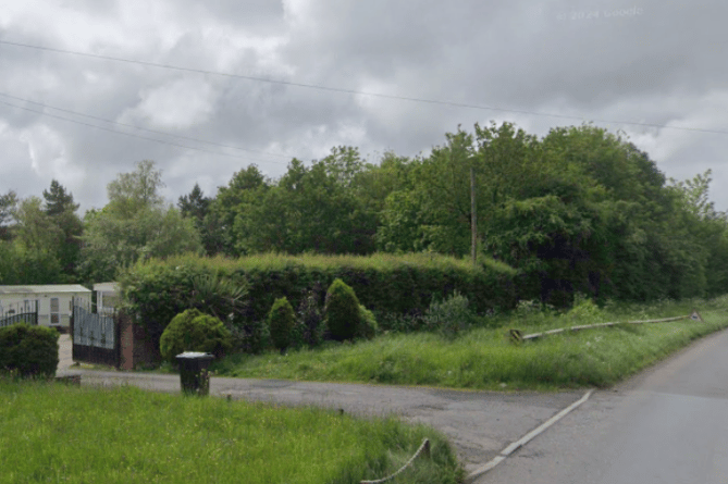 The entrance to Maidendown Caravan Park, between Culmstock and Burlescombe. PHOTO: Google Maps.