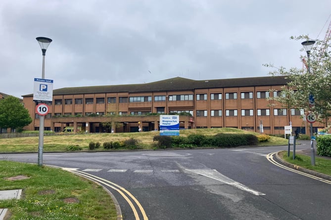 Musgrove Park Hospital, Seen From Parkfield Drive In Taunton