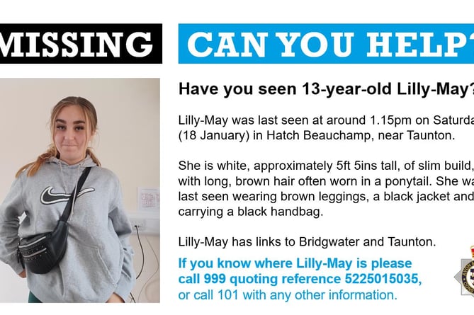 Missing Lilly-May, 13