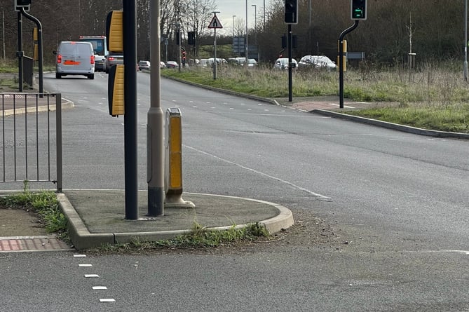 Traffic lights on the A358 at the Ruishton Lane junction (Photo: Mel Mullins)