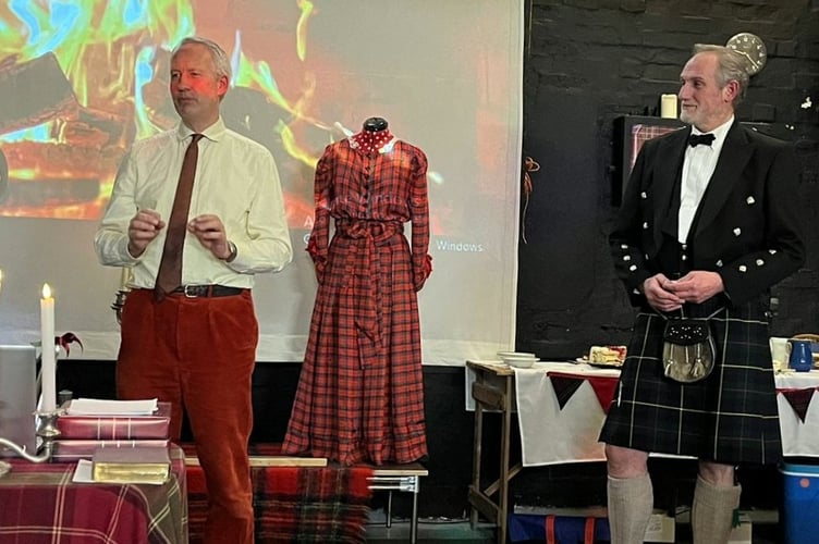 Gideon Amos MP speaks to the guests - A successful Burns Night Supper was staged by Taunton and Wellington Liberal Democrats on Saturday, January 25