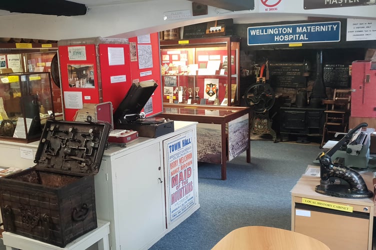 A view inside Wellington Museum.