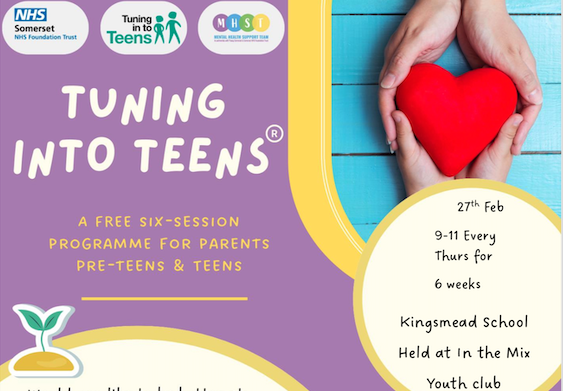 A 'Tuning into Teens' course is planned in Wiveliscombe.