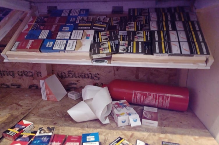 Supported by the police services, HOTSW TS seized a total of £37,334 of illegal Tabacco, vapes and cash over the course of a five week operation.