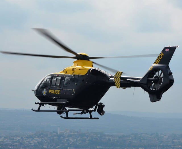 Town disturbance sees police helicopter response