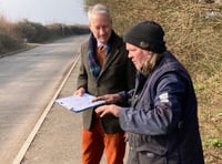 Gideon Amos MP visits villages hit by flooding