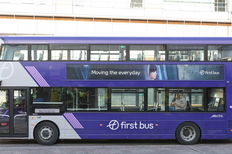 Electric buses are coming to Wellington this summer. PHOTO: First Bus.