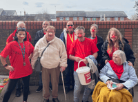 Care home residents fundraise for Red Nose Day